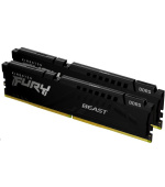 KINGSTON DIMM DDR5 16GB (Kit of 2) 5200MT/s CL40 FURY Beast Černá