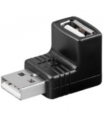 PremiumCord USB redukce A-A, Male/Female 90°