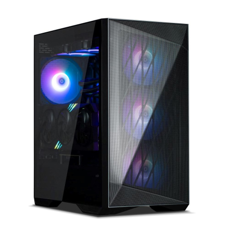 ZALMAN case Z9 Iceberg MS, Mid Tower, ATX, 1xUSB-C, 2xUSB 3.0, 2xUSB 2.0, 4x ARGB 120mm Fan, černá