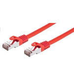 C-TECH kabel patchcord Cat6, FTP, červený, 0,5m