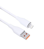 Solight lightning kabel, USB 2.0 A konektor - Lightning konektor, silikon, 2m