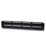 Intellinet Patch panel 48 port Cat6, UTP, 2U, černý