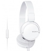 SONY sluchátka MDR-ZX110AP handsfree, bílé
