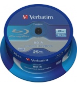 VERBATIM BD-R SL (6x, 25GB),NON-ID, 25 cake