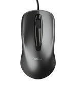 TRUST CARVE/Kancelářská/Optická/1 200 DPI/Drátová USB/Černá