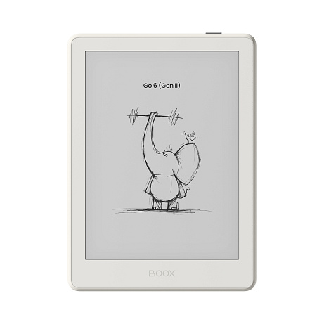 E-book ONYX BOOX GO 6 (Gen II), shell, 6" Carta 1300, 32GB, Bluetooth, Android 11, E-ink displej