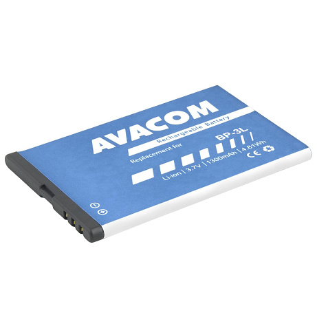 AVACOM Baterie do mobilu Nokia Lumia 710 Li-Ion 3,7V 1300mAh (náhrada BP-3L)