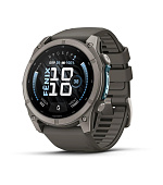 Garmin fenix® 9 – 47mm, Titanium se silikonovým řemínkem Pebble Gray