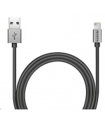 ADATA Sync & Charge Lightning kabel - USB A 2.0, 100cm, hliníková, titan