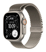 Apple Watch Ultra 3 GPS + Cellular 49mm Natural Titanium Case with Natural Titanium Milanese Loop - Large