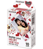 Fujifilm Film Instax Mini Hearts Sketch
