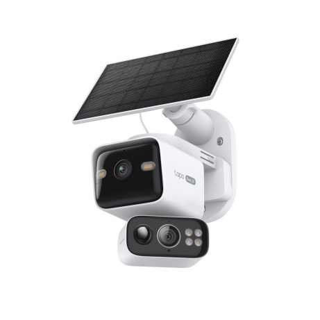 TP-Link Tapo C645D KIT venkovní/outdoor otočná kamera (2x 3MP, 2K 1296p, IR 10m, WiFi, micro SD card)