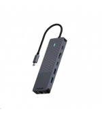RAPOO adaptér UCM-2002, 6-in-1 USB-C Multiport Adapter