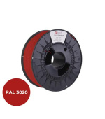 Tisková struna (filament) C-TECH PREMIUM LINE, PETG, dopravní červená, RAL3020, 1,75mm, 1kg