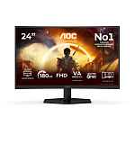 AOC MT VA LCD WLED 23,6" C24G42FE - VA panel, 1920x1080, 180Hz, 0,5ms, HDMI, DP, Zakřivený
