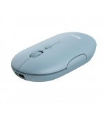TRUST myš PUCK, bezdrátová, USB, modrá, bluetooth
