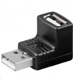 PremiumCord USB redukce A-A, Male/Female 90°