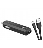 AVACOM CarMAX 2 nabíječka do auta 2x Qualcomm Quick Charge 2.0, černá barva (micro USB kabel)