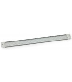 19' záslepka 1U plastový zámek, síto 75%-4mm