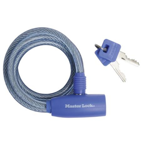 Master Lock Spirálový zámek na kolo 8212EURDPRO - 1,8m - modrý
