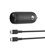 Belkin Car Charger 30W With PPS W/PVC,C-C,1M Blk