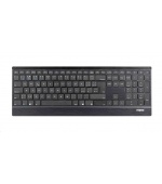 RAPOO klávesnice E9500M Multi-mode Wireless Ultra-slim Keyboard Black