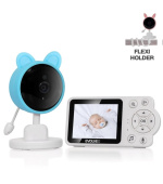 EVOLVEO Baby Monitor N3, LCD displej, IR přísvit, modrá