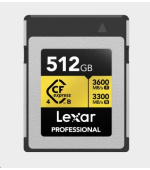 Lexar CFexpress 4.0 Pro Gold R3600/W3300 512GB