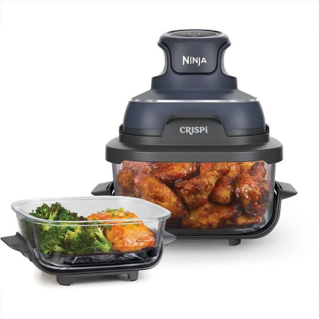 Ninja CRISPi FN101EUGY přenosná horkovzdušná fritéza modrá, 4v1, 1700 W, 1,4/3,8 l, bez PFAS