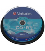 VERBATIM CD-R(10-Pack)Spindle/EP/DL/52x/700MB