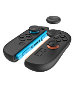 iPega SW2083A Silikonové Krytky JoyCon Ovladače pro Nintendo Switch 2 Black
