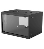 Intellinet 19" BASIC rozvaděč 6U/560mm, černý, rozložený flatpack