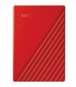 WD My Passport Portable 4TB, Externí HDD, USB 3.0, červená