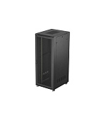 19" VOLNĚ STOJÍCÍ RACKOVÁ SKŘÍŇ 42U/800X1000 (FLAT PACK) SE SÍŤOVÝMI DVEŘMI ČERNÁ LANBERG