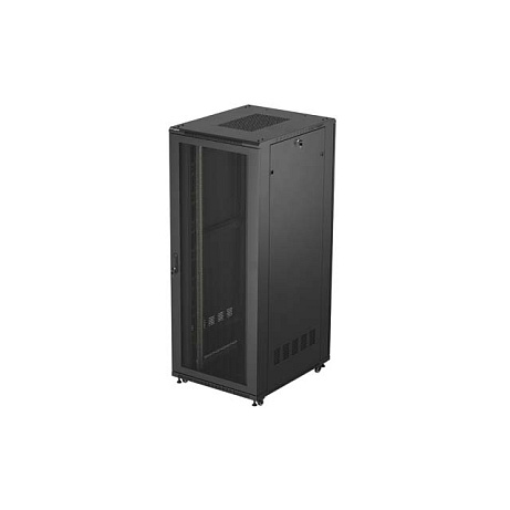19" VOLNĚ STOJÍCÍ RACKOVÁ SKŘÍŇ 42U/800X1000 (FLAT PACK) SE SÍŤOVÝMI DVEŘMI ČERNÁ LANBERG