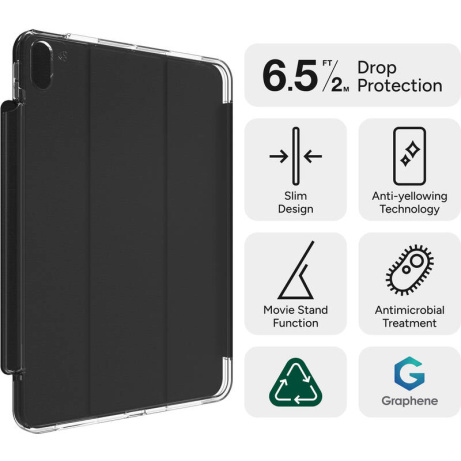 ZAGG Kryt Crystal Palace Folio Apple iPad air 13 (2024)