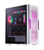 ADATA XPG case STARKER AIR Mid-Tower, bez zdroje, 1x 120mm + 1x 120mm ARGB, Bílá
