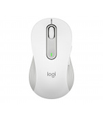 Logitech M650L/Kancelářská/Laserová/Pro leváky/Bezdrátová USB + Bluetooth/Bílá