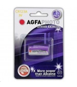 AgfaPhoto lithiová foto baterie CR123A, blistr 1ks