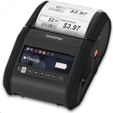 BROTHER tiskárna účtenek RJ-3150 ( termotisk, 80mm účtenka, USB bluetooth WIFI 32MB )