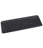 C-TECH klávesnice KB-102M USB, multimediální, slim, black, CZ/SK