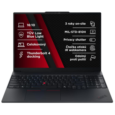 LENOVO NTB ThinkPad E16 G3 - Core7 240H,16" WUXGA,32GB,1TBSSD,IRcam,W11H