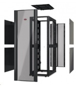 APC NetShelter SX 48U 750mm Wide x 1200mm Deep Enclosure Without Sides, Without Doors, Black