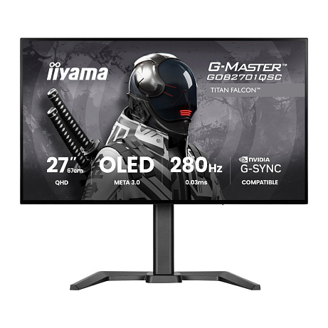 iiyama G-Master/GOB2701QSC-B1/27"/OLED/QHD/280Hz/0,03ms/Černá/3R