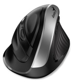 GENIUS Vertikální myš Ergo 8250S Silver Grey/ 1600 dpi/ bezdrátová/ 6tlačítek/ tichá/ černostříbrná