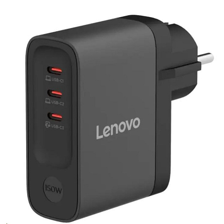 LENOVO Multi-port USB-C 150W Laptop GaN Charger