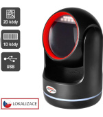 Virtuos CCD 2D čtečka Virtuos HT-861A, stacionární, USB, černá