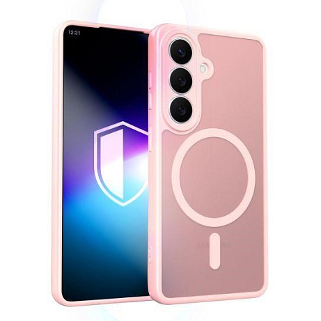 3mk ochranný kryt Misty MagCase Pink pro Samsung Galaxy S26