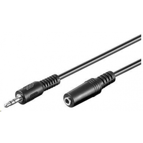 PREMIUMCORD Kabel audio 3,5mm Jack - Jack prodlužovací 2m (M/F, stereo)