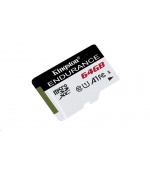 Kingston MicroSDXC karta 64GB microSD XC High Endurance, 95R Class 10 UHS-I U1